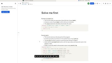 Solve Me First Hackerrank challenge solution using JavaScript / TypeScript