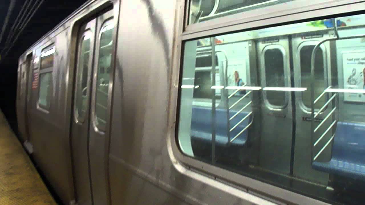 Canadian R143 Train R143 L train set up to Myrtle-Wyckoff Aves at 6 Avenue. - YouTube