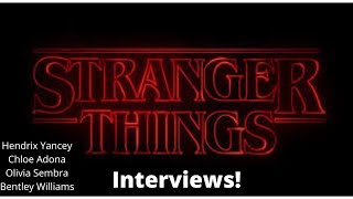 Stranger Things Group Interview!  #strangerthings4  #netflix