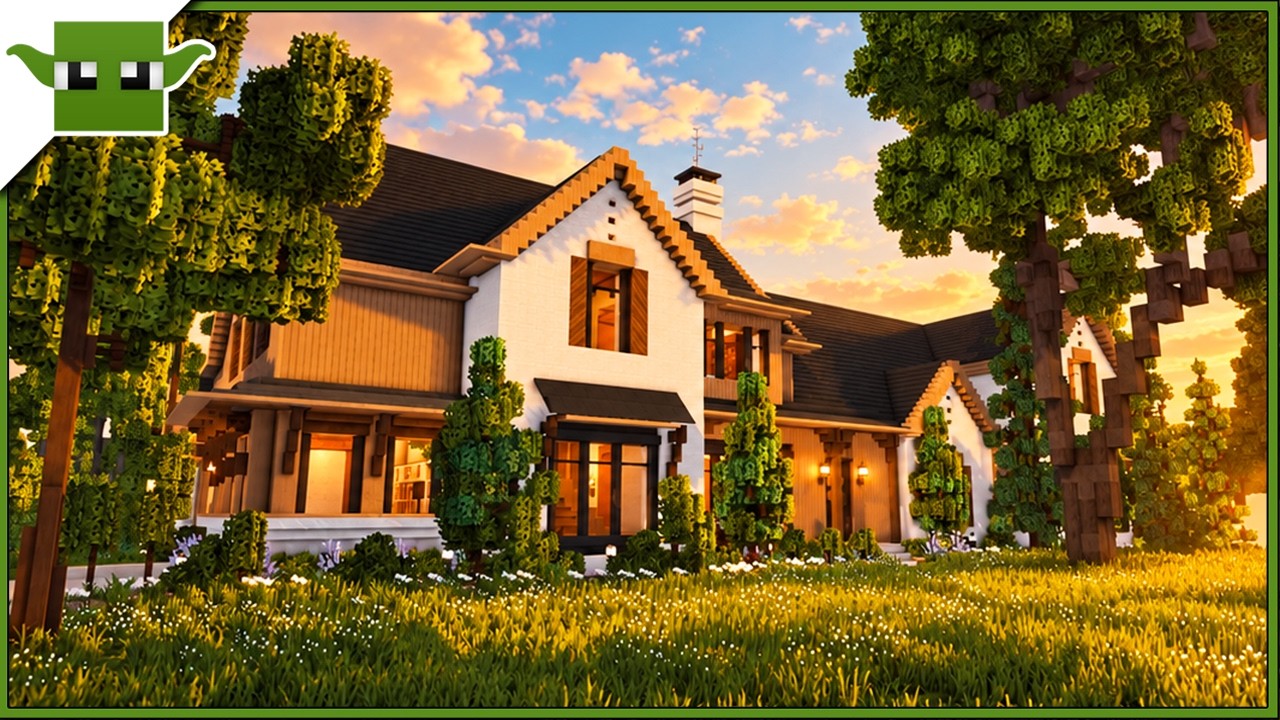 Minecraft Inspiration Series - Split-Level Mansion