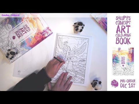 MrSuicideSheep's COLOURING BOOK RELEASE livestream - I made a colouring book and it comes out tomorrow :)