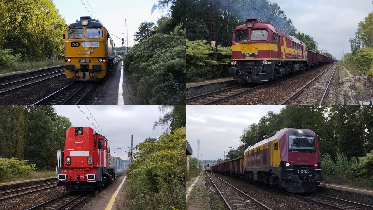 Pociągi Bytom Północny | M62M-005, T448.P-120, Edgar 207E-005 z M62M-002 na popychu i inne