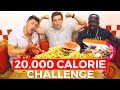 20,000 CALORIE CHALLENGE (as fast as possible) | Epic Cheat Day
