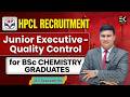 🔴 LIVE | HPCL 2026 Junior Executive Quality Control | BSc Chemistry | Complete Guidance + Q&amp;A