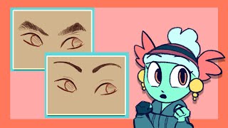 Guide to drawing EYEBROWS