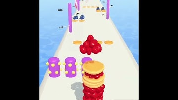 Pancake run ! Satisfying video All level gameplay,  Android ios