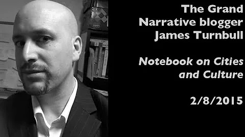 The Grand Narrative blogger James Turnbull in Busa...