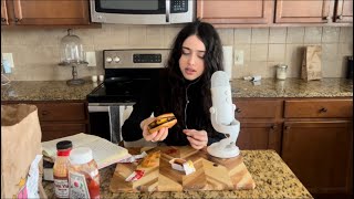 ASMR: THE BIBLE DENIES SCIENCE (WE EAT A MCDONALD'S HAMBURGER AND TALK ABOUT THE BIBLE)