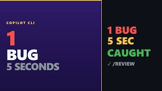 GitHub Copilot — /review: Catch Bugs Before Your Teammates Do