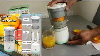 Why Everyone is Buying Citrus Juicer Now??  How to Set Up and Quick Demonstration