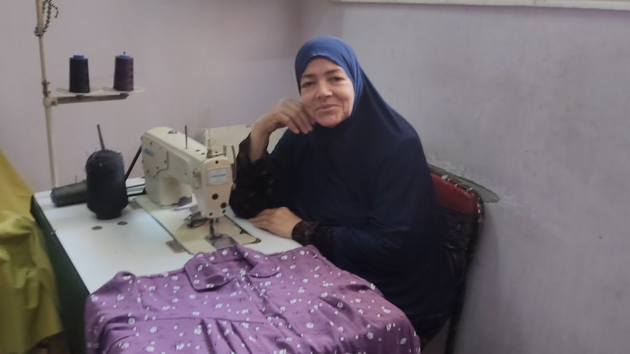 قص وخياطه جلابيه بسفره سبعه من قدام ومربعه من ورا