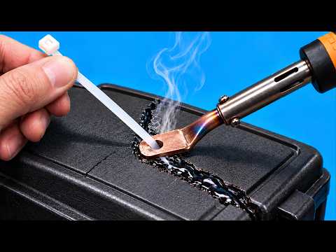 Repair Broken Plastic Like a Pro – Amazing Plastic Welding Technique!