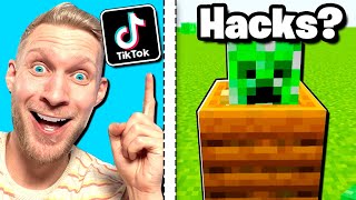 Jeg ser *alle* MINECRAFT TIKTOK HACKS