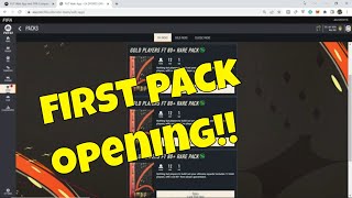 FUT 23 - Opening my first packs - 4 x Gold Player FT 80+ Rare Pack screenshot 3