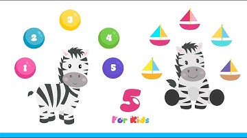 Numbers for kids - Numbers Story for Kids - Number Five 5