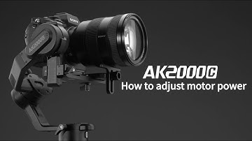 AK2000C Tutorial EP4| How to adjust motor power