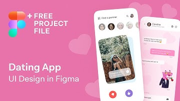 Dating App UI Design in Figma | Web Design Speedart Tutorial + Free .fig Project