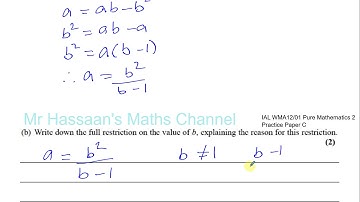 P2 new IAL Practice Paper C Q8a  Logarithms