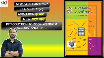 11th commerce Accounts | Chapter -1 | Introduction to bookkeeping and accountancy | in Hindi | LEC 1
