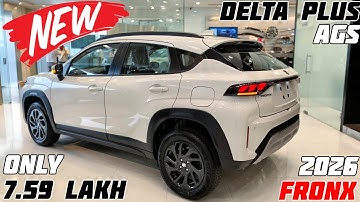 2026 Maruti Fronx Delta Plus Review✌️Maruti Fronx 2026 New Model | Fronx Vs Taisor Which Best?