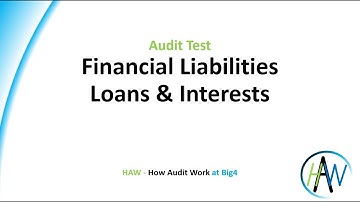 6.26 Audit test - Financial Liabilities - Loans & Interests Procedure
