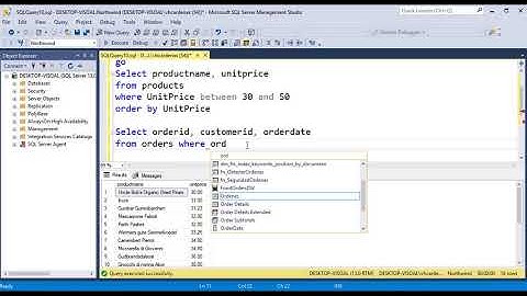 Operador  Between en SQL