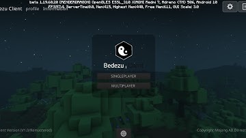 Beduzu Client On Mcpe 1.19 with Armour HUD,Mods Toggle and More