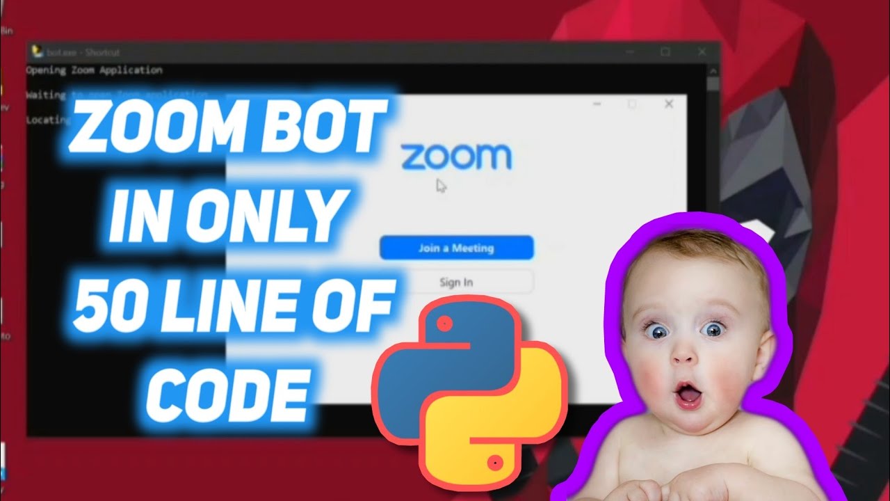 ZOOM BOT | PYTHON | The Easy Way - YouTube