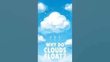 why do clouds float #shorts