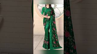 Green Colour Saree Designs