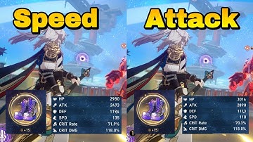 Jing Yuan: Speed (135) vs Attack Boots Comparison Video | Which is Better? | Honkai: Star Rail