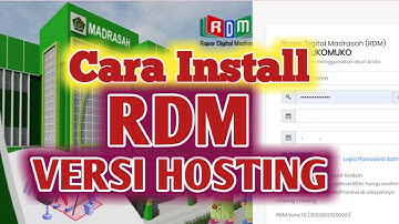 Cara Instal Aplikasi RDM Versi Hosting