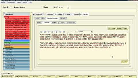 ClassMon EYLF - Producing Transition Statements