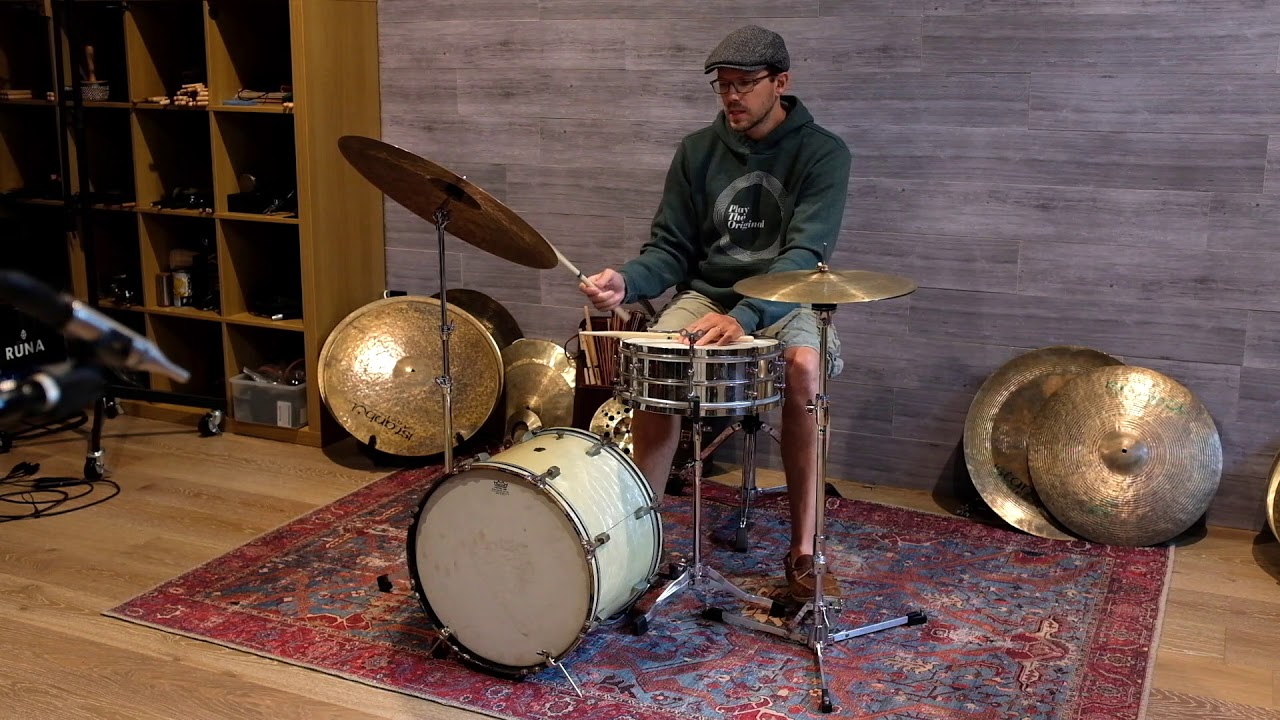 1948 WFL 12x17" Bass Drum demo YouTube