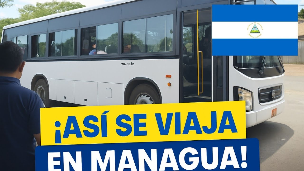 Así es el transporte público en Managua, Nicaragua🇳🇮