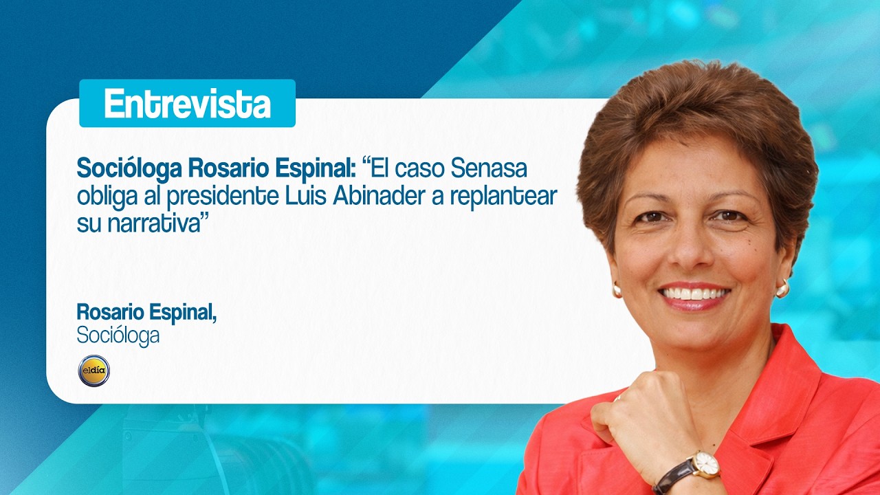 Socióloga Rosario Espinal: “Caso Senasa obliga al presidente Abinader a replantear su narrativa”