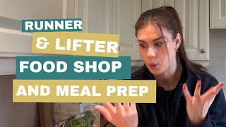 FOOD SHOP AND HOW I MEAL PREP AS A RUNNER AND LIFTER