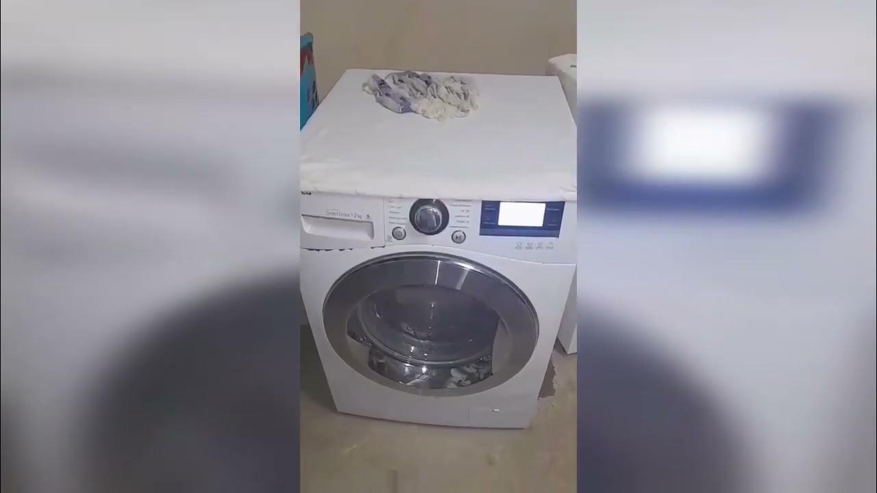 LG WASHING MACHINE DESTRUCTION EXTREMELY SMASHING UNBALANCED SPINS