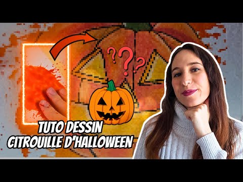 Draw a Halloween Pumpkin! (Watercolor & Acrylic Markers)
