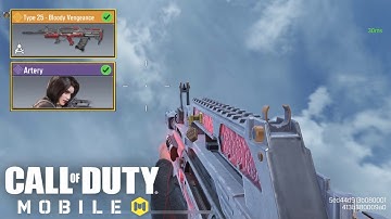 *NEW* Huntress Draw Redux | Type 25 "Bloody Vengeance" & Artery Unlocked! + Gameplay | COD Mobile