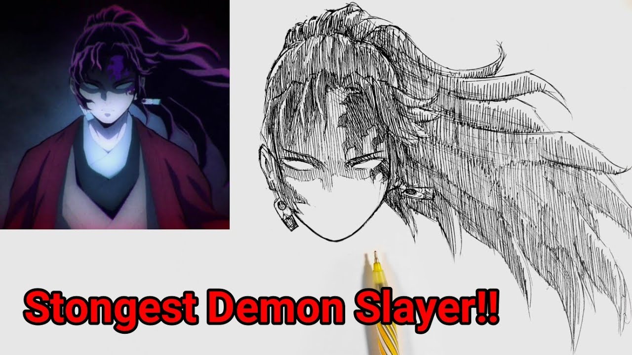 How to draw Yoriichi Demon Slayer step by step #1 