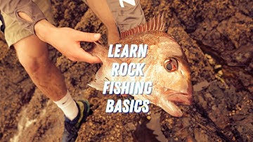 Rock Fishing Basics - learn the basics, how to tips & techniques