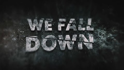 Back From The Grave - "We fall down" (OFFICIAL LYRIC VIDEO)