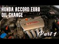 Honda accord euro service  part 1