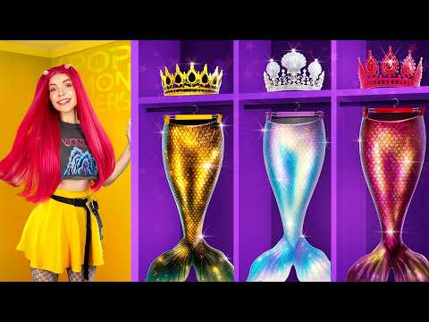 Мира превращается в K-Pop русалку! Преображение K-Pop Demon Hunters в реальной жизни