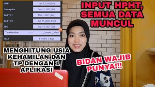 APLIKASI UNTUK BIDAN MENGHITUNG USIA KEHAMILAN, TP, DAN BATAS TRIMESTER!! screenshot 5