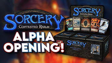 ABSOLUTELY INCREDIBLE | My FIRST Sorcery TCG Alpha Opening!