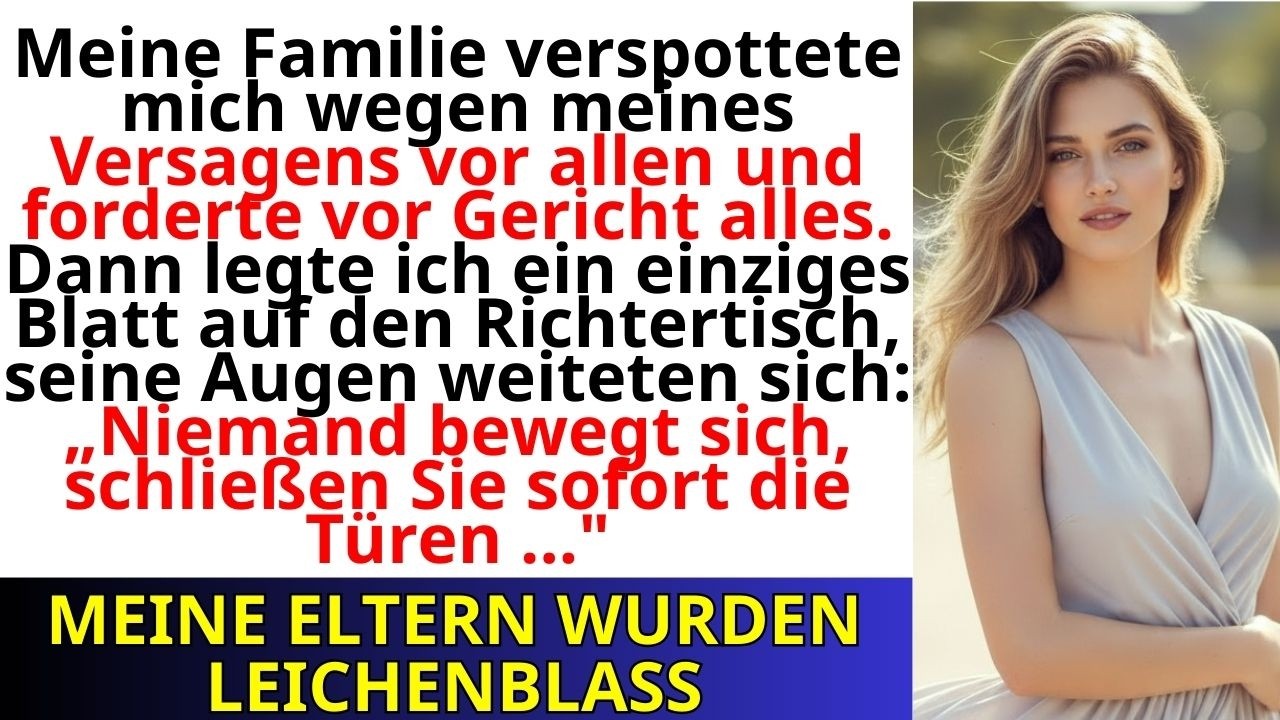 „Meine Familie forderte alles vor Gericht. Ich gab dem Richter Papier, die Polizei stürmte.“