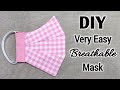 New 3D Face Mask Very Very Easy | DIY Breathable Mask | Face Mask Sewing Tutorial | DIY Face Mask