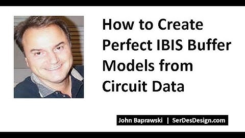 How to Create Perfect IBIS Buffer Models from Circuit Data